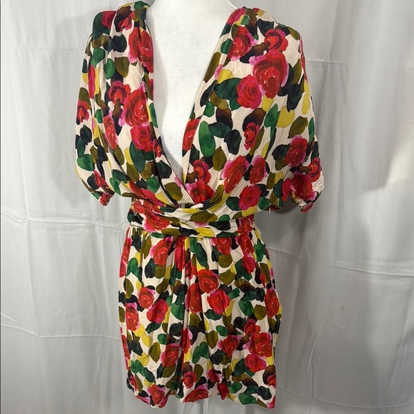 L’Academie The Ines Floral Dress Size Small - Picture 1 of 8